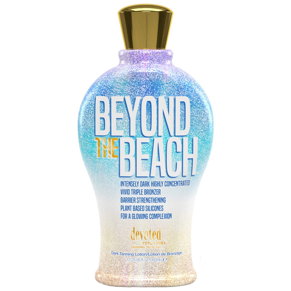 Devoted Creations front jar view showing label and rich bronzing benefits