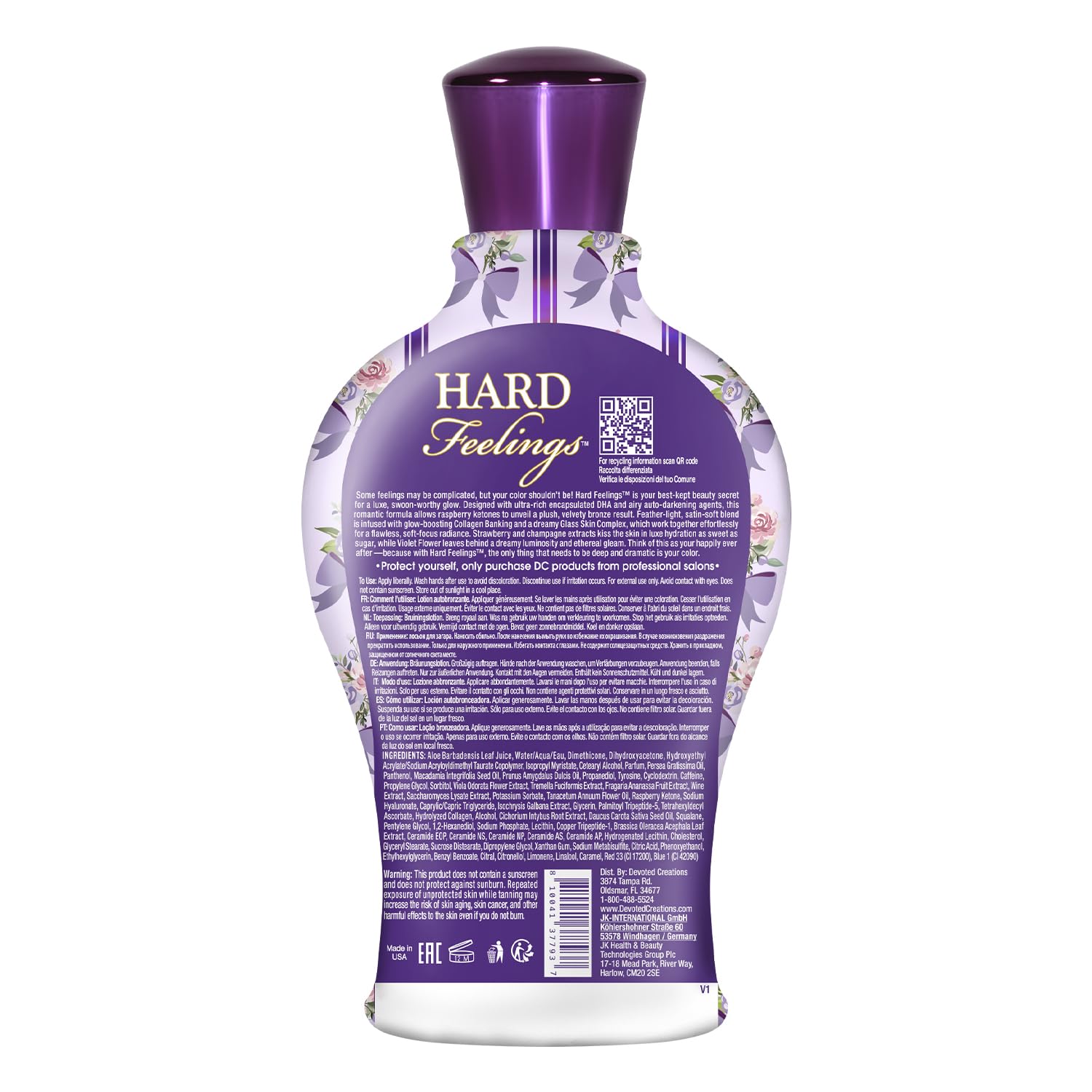 Devoted Creations lotion texture close-up highlighting smooth blendability