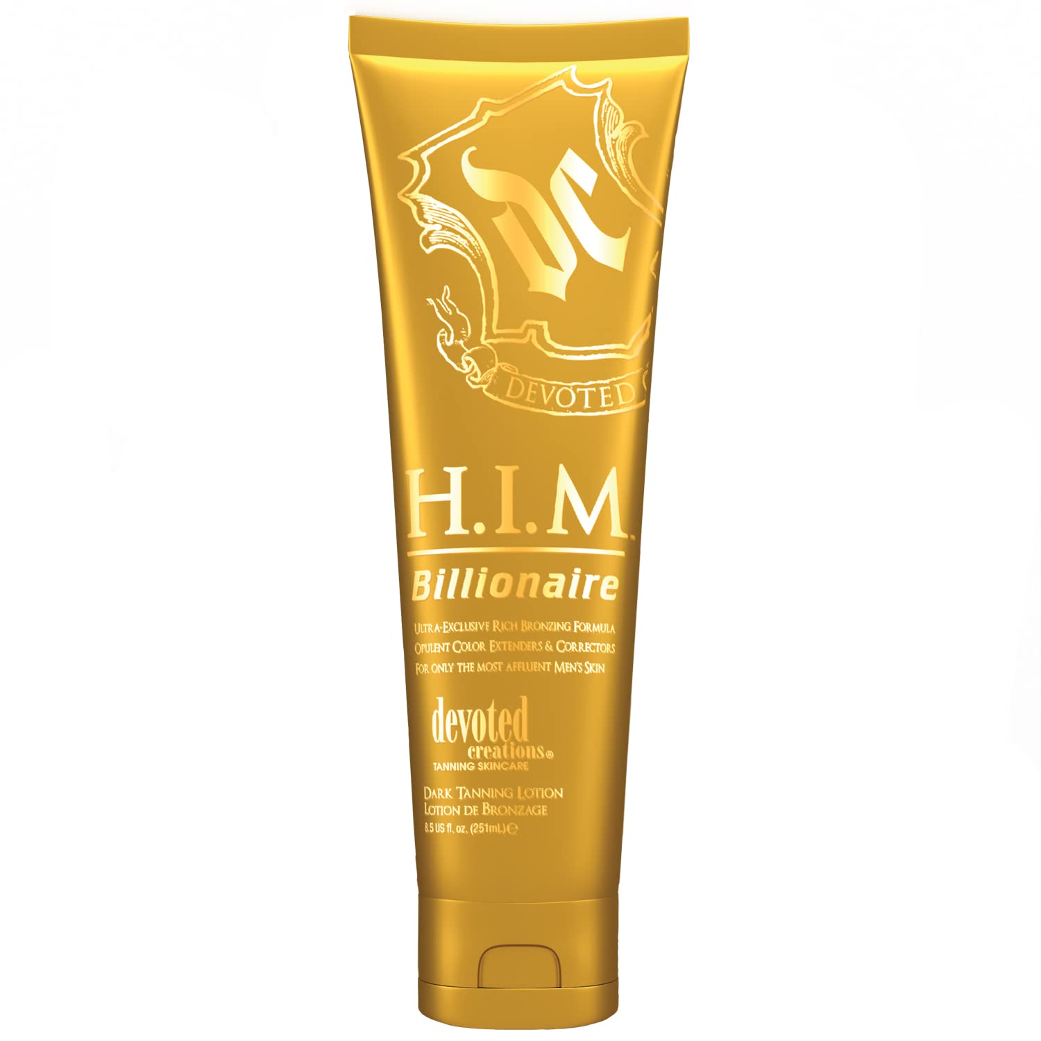 Devoted Creations front packaging showing bold bottle and luxury design