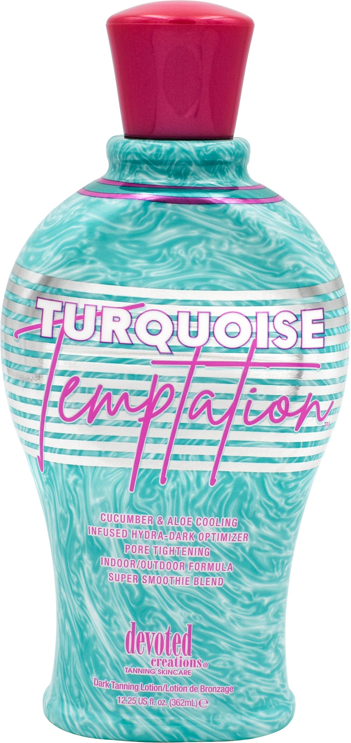 Devoted Creations bottle front view showing label and size for clear product identification and trust