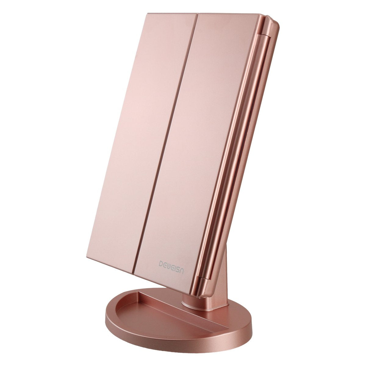 deweisn front view dresser mount with bright LEDs for precise makeup