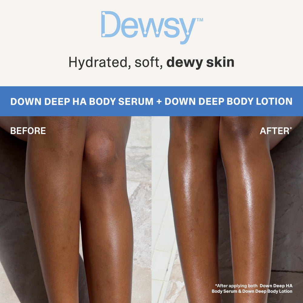 Dewsy on bathroom counter in clean setting showing daily routine convenience benefit