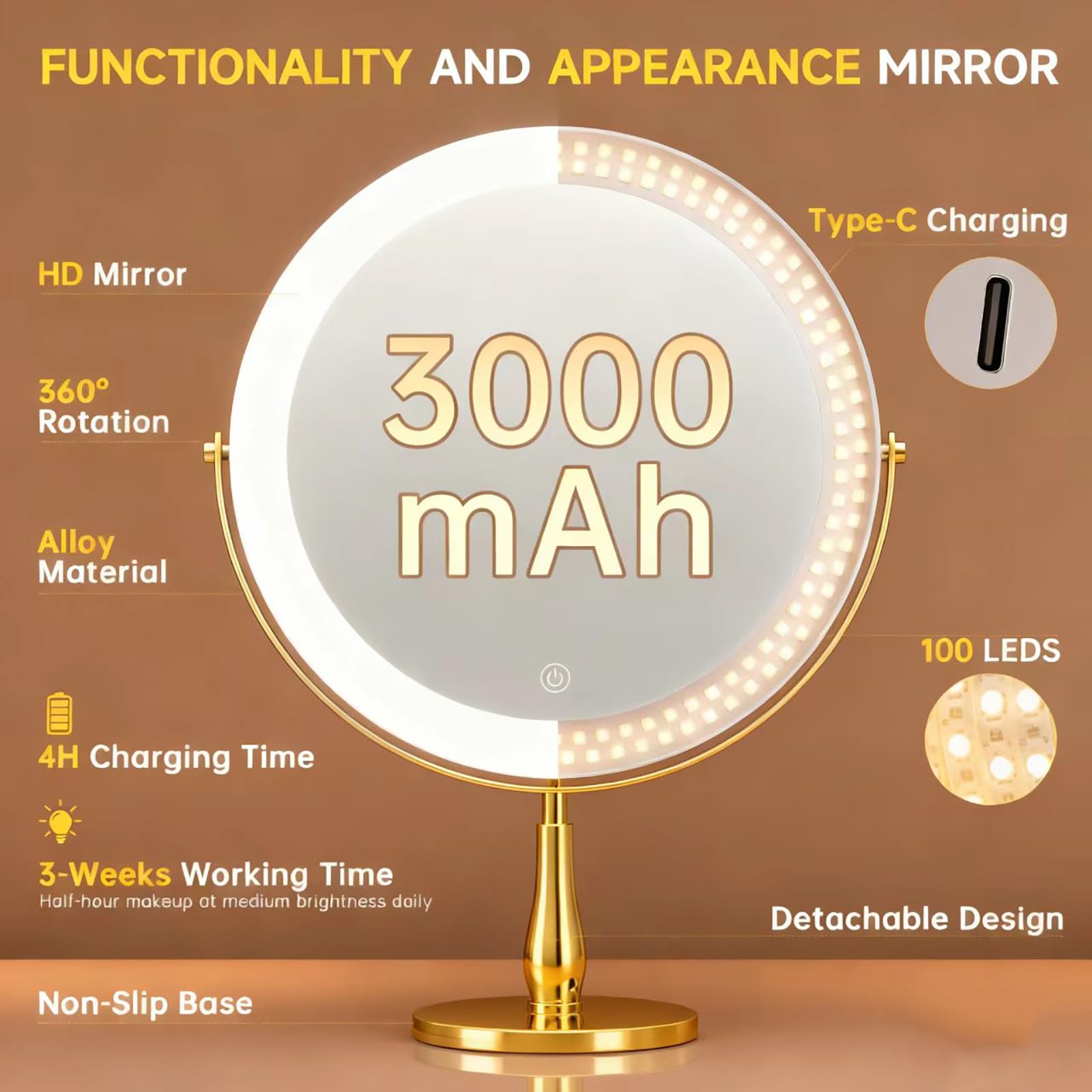 DEXHOM 10X magnification disc illustrating precise detail benefit