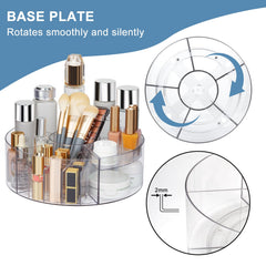 Dezzer hand spinning organizer demonstrating smooth rotation and easy access