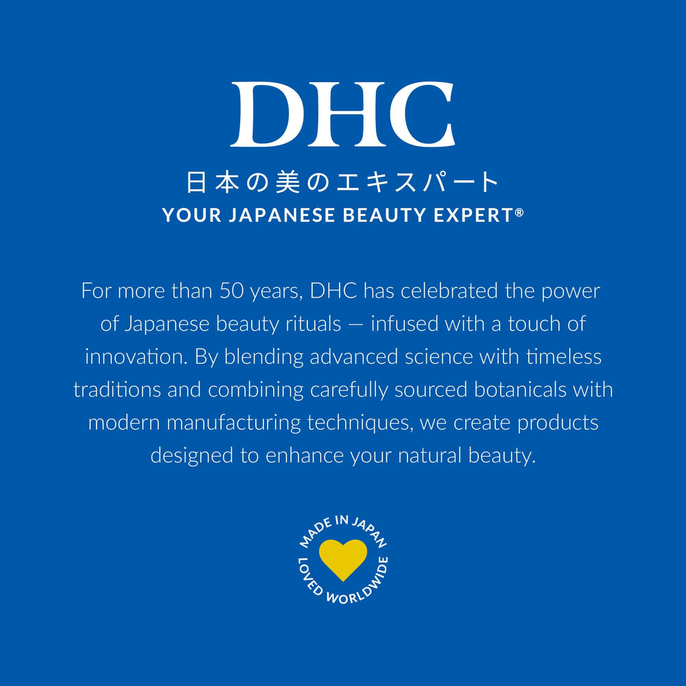 DHC deep cleansing oil in bathroom setting for everyday routine