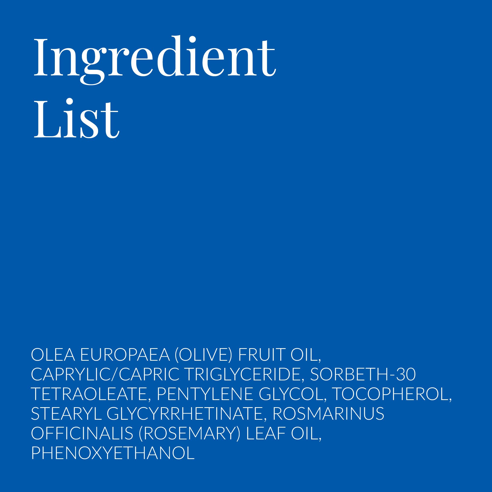 DHC deep cleansing oil ingredients label emphasizing olive essence