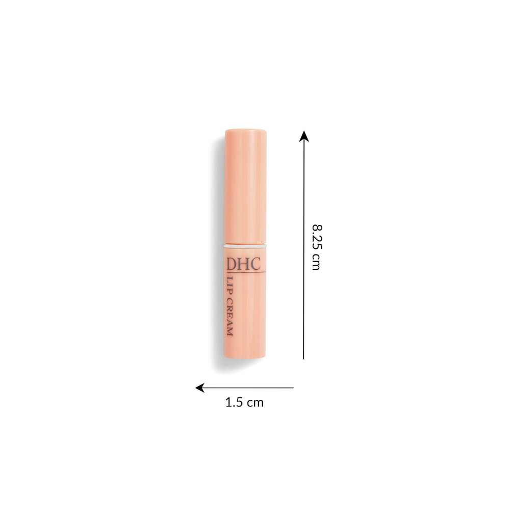 DHC lip cream ingredients label focusing on botanical antioxidants and benefits