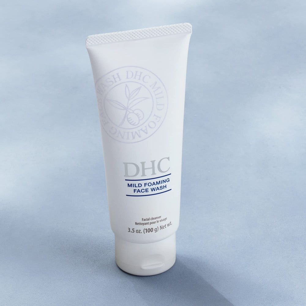 DHC product in a bathroom setting suggesting daily routine and calming ritual