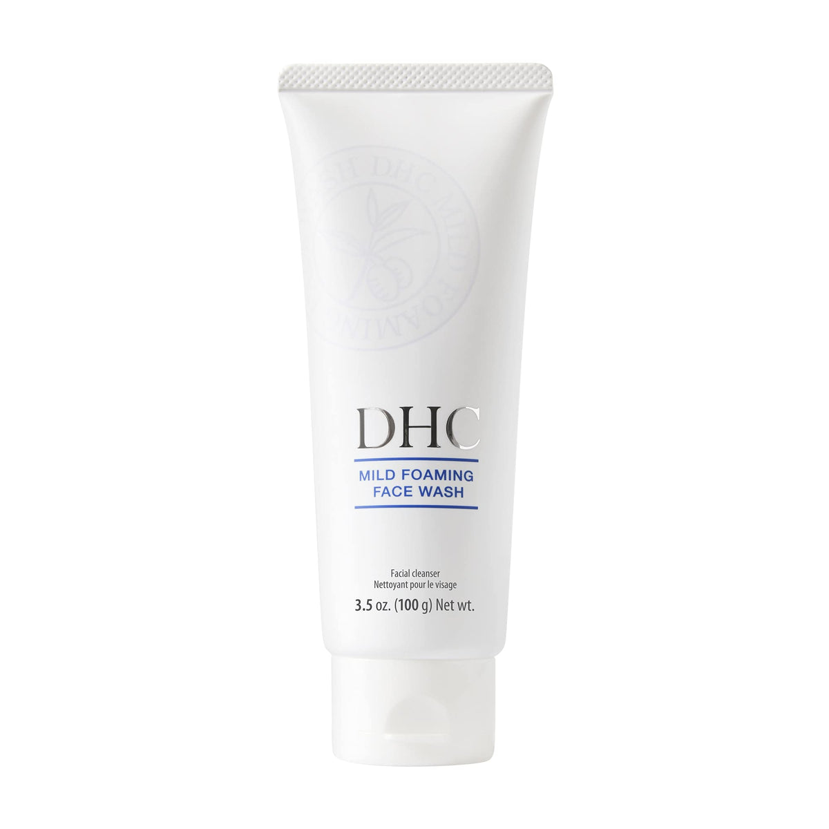 DHC front tube showing product branding and size for clear recognition and trust