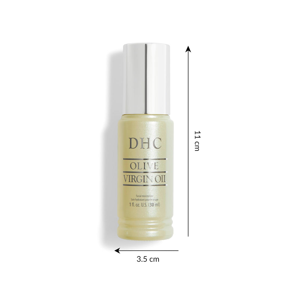 DHC oil texture on skin demonstrating quick absorption benefit