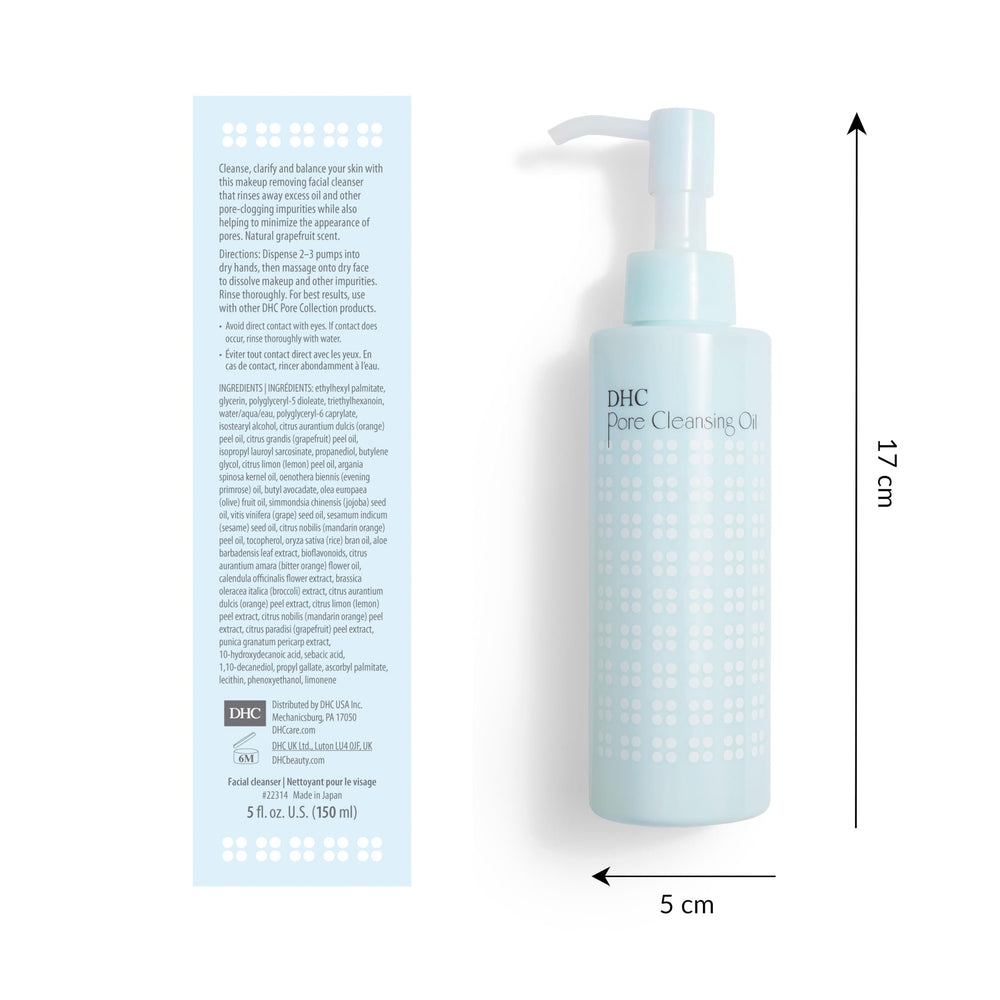 DHC removing waterproof mascara from lashes showing effective cleansing