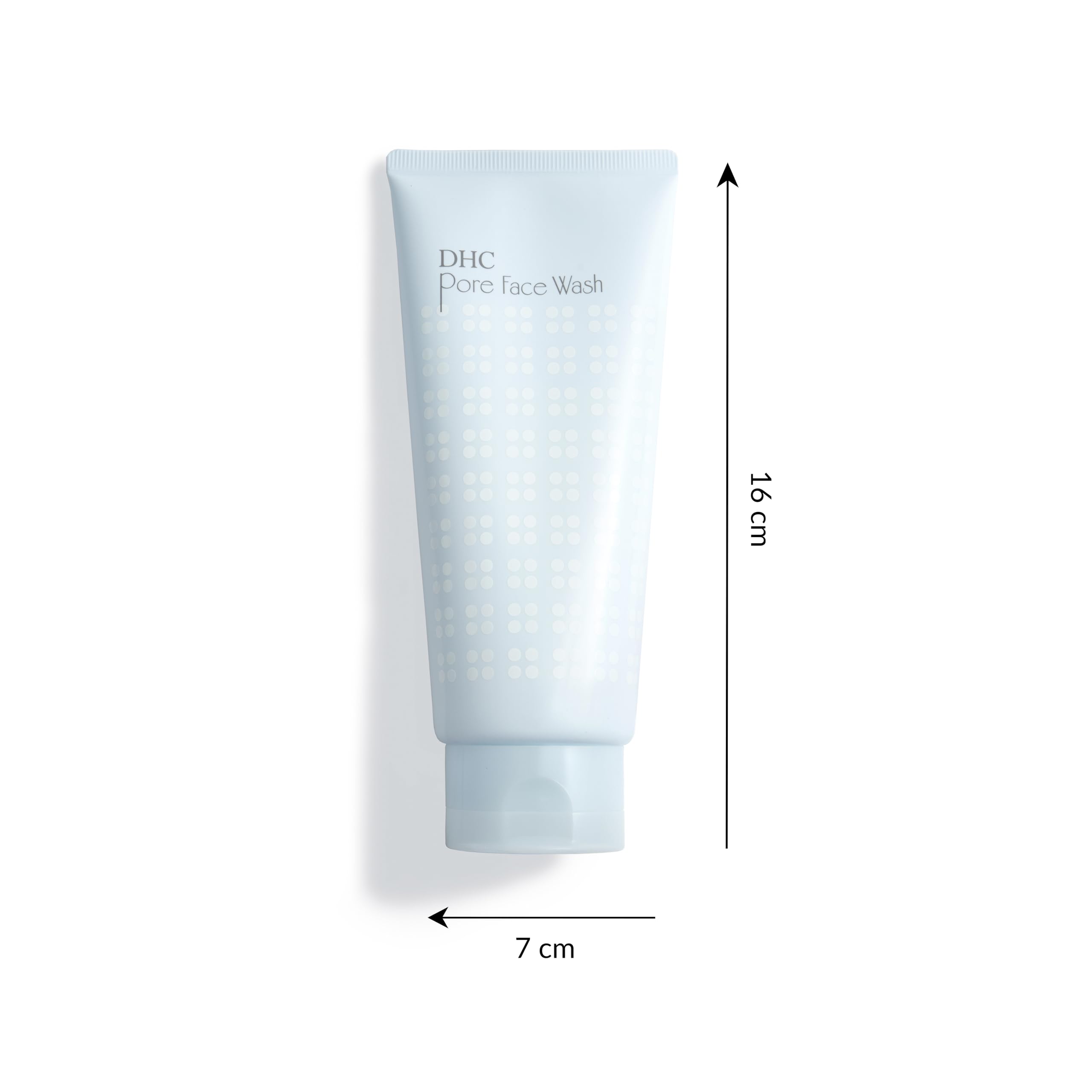 DHC 4.2 oz tube next to common item showing true size