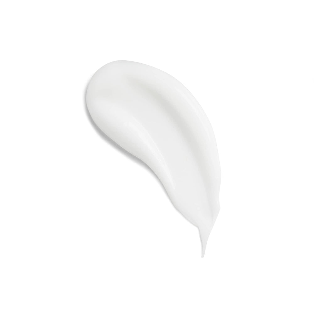 DHC moisturizer on hand amount showing 3.3 oz scale and coverage benefit