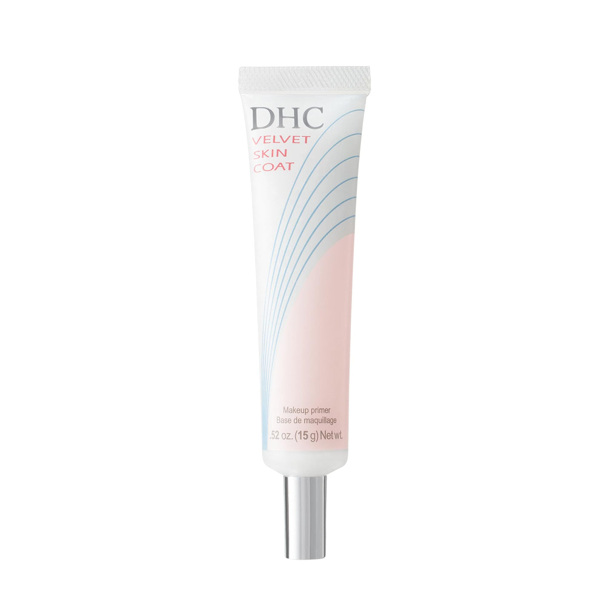 DHC front packaging showing brand and sleek primer bottle benefit: professional presentation