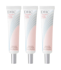 DHC Velvet Skin Coat front packaging showing trio and product benefit of matte base