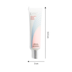 DHC close-up of primer texture demonstrating lightweight velvet finish benefit