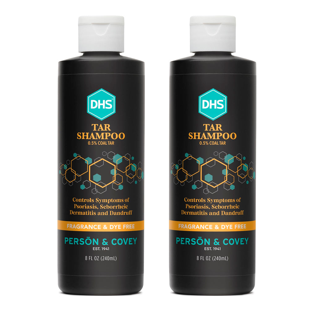 DHS front packaging showing two 8 fl oz bottles and product name for reliable relief