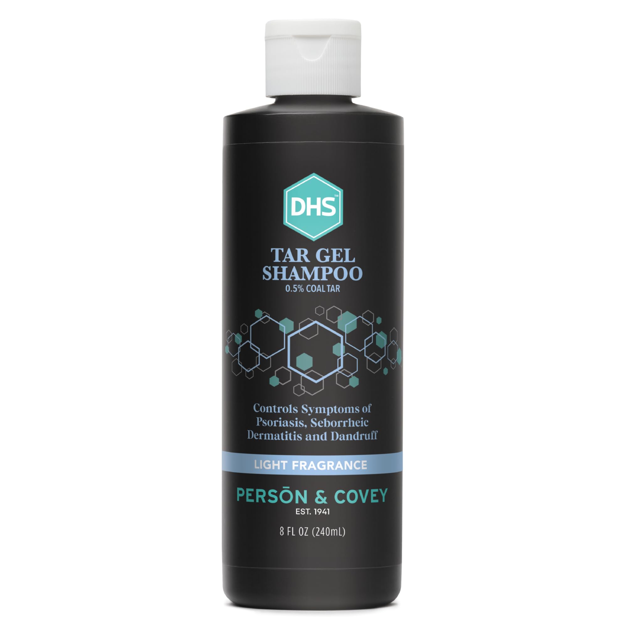 DHS T Gel front packaging showing bottle and label for clear identification and confidence