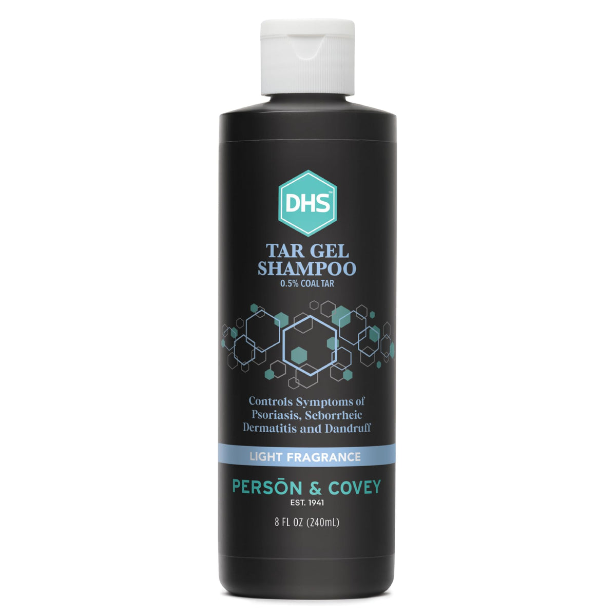 DHS T Gel front packaging showing bottle and label for clear identification and confidence