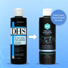 DHS T Gel rich gel texture closeup highlighting thick lather and deep cleaning benefit