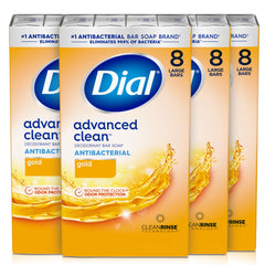 Dial front packaging showing 32 bars and brand trust benefit
