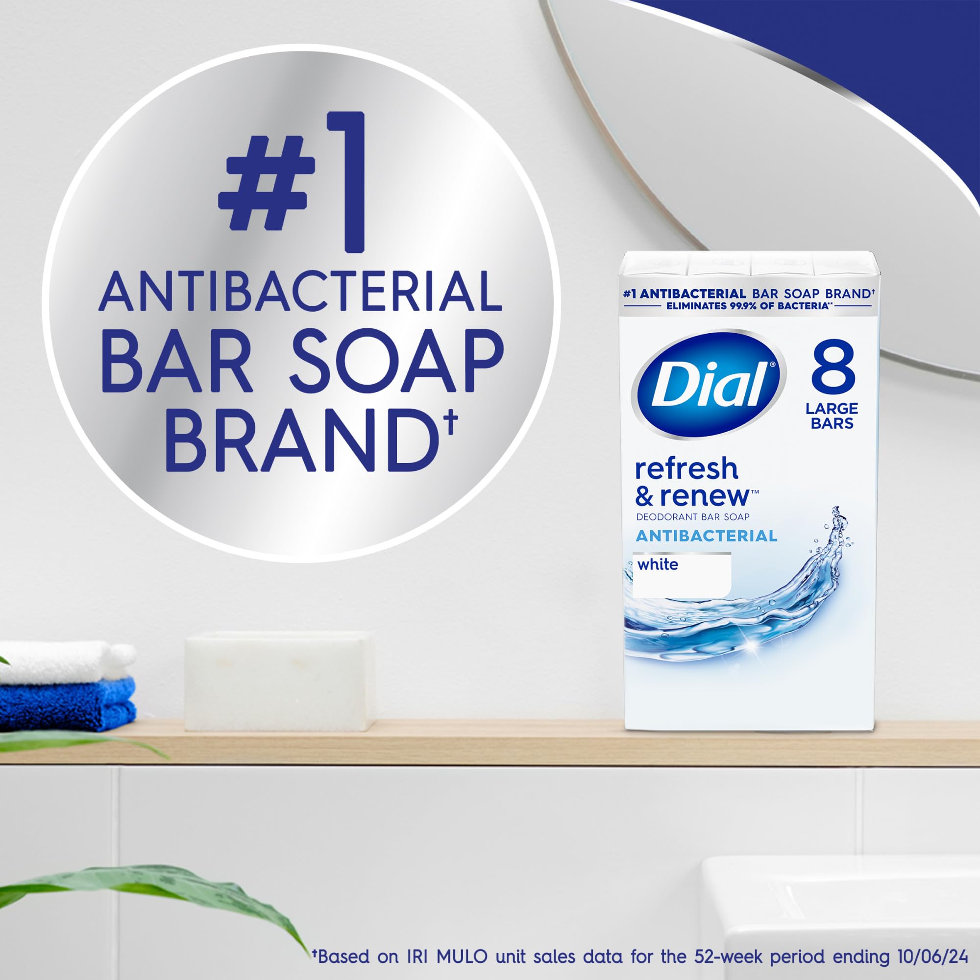 Dial bar soap lather close-up demonstrating creamy foam benefits