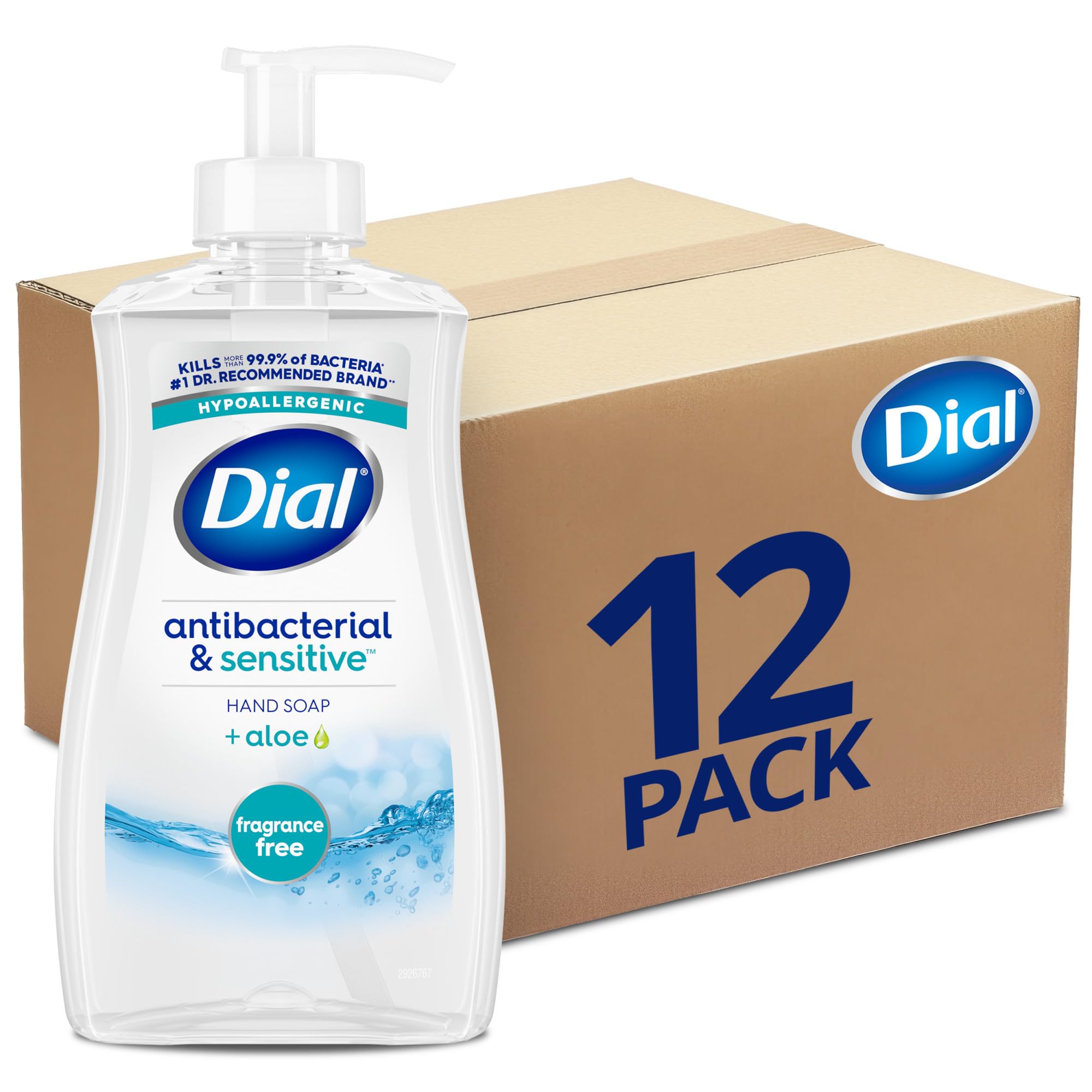 Dial front packaging showing fragrance-free label and refill benefit