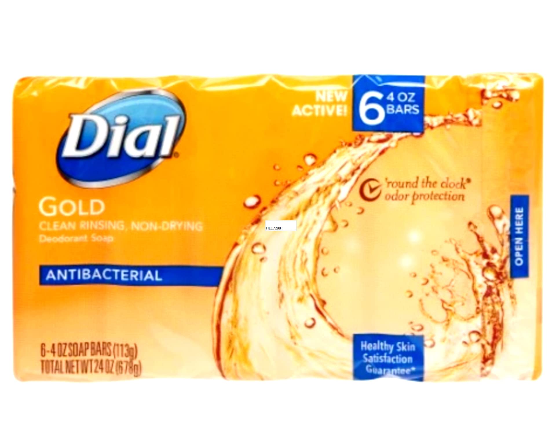 Dial Gold creamy lather texture on hand illustrating rich foam and gentle cleansing