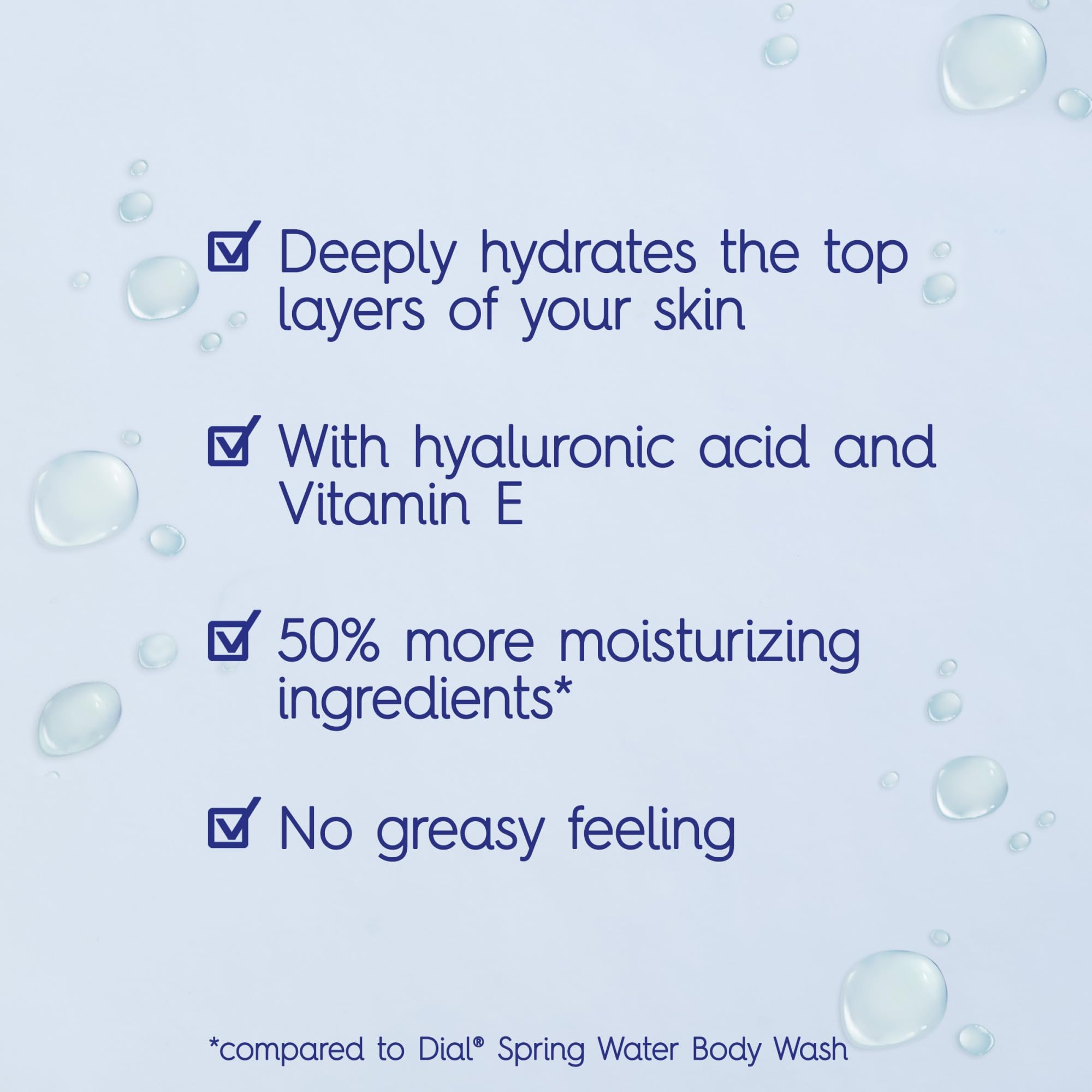 Dial gel texture close-up showing lightweight hydrating consistency