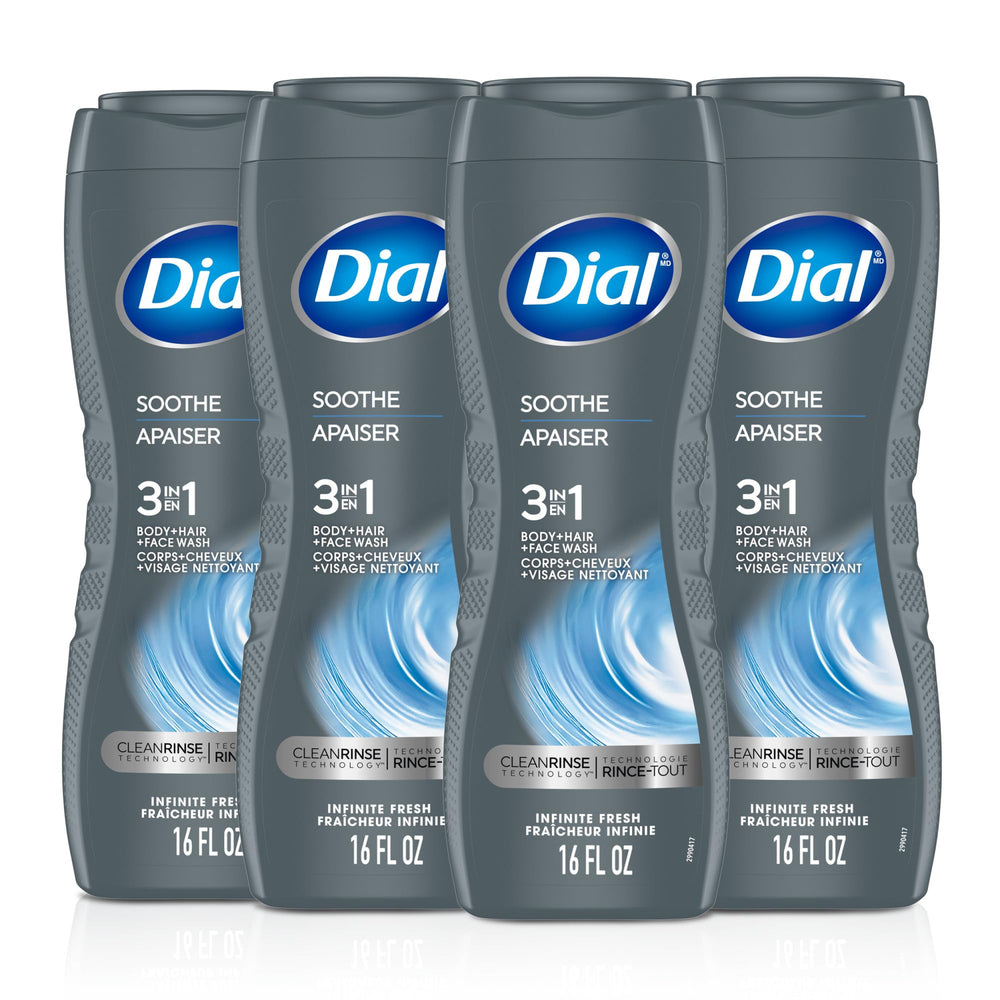 Dial Men front packaging showing 3-in-1 convenience and easy identification