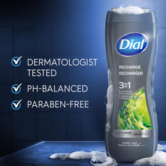 Dial men bottle in shower demonstrating multi-use practicality