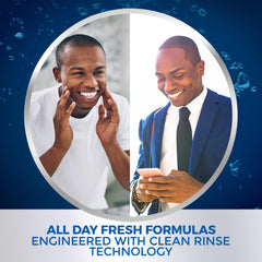Creamy foam texture from Dial Men 3-in-1 illustrating rich lather for effective cleansing