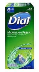 Dial Mountain Fresh front packaging showing six bars and branding benefit
