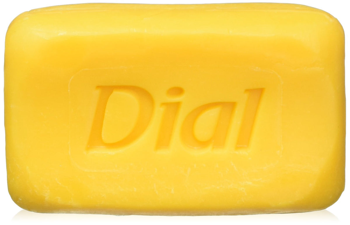 Dial Nutriskin gold antibacterial bar front packaging showing moisturizing and deodorant benefits