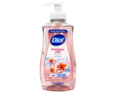 Dial pump top and label close-up highlighting easy dispensing and readable ingredients