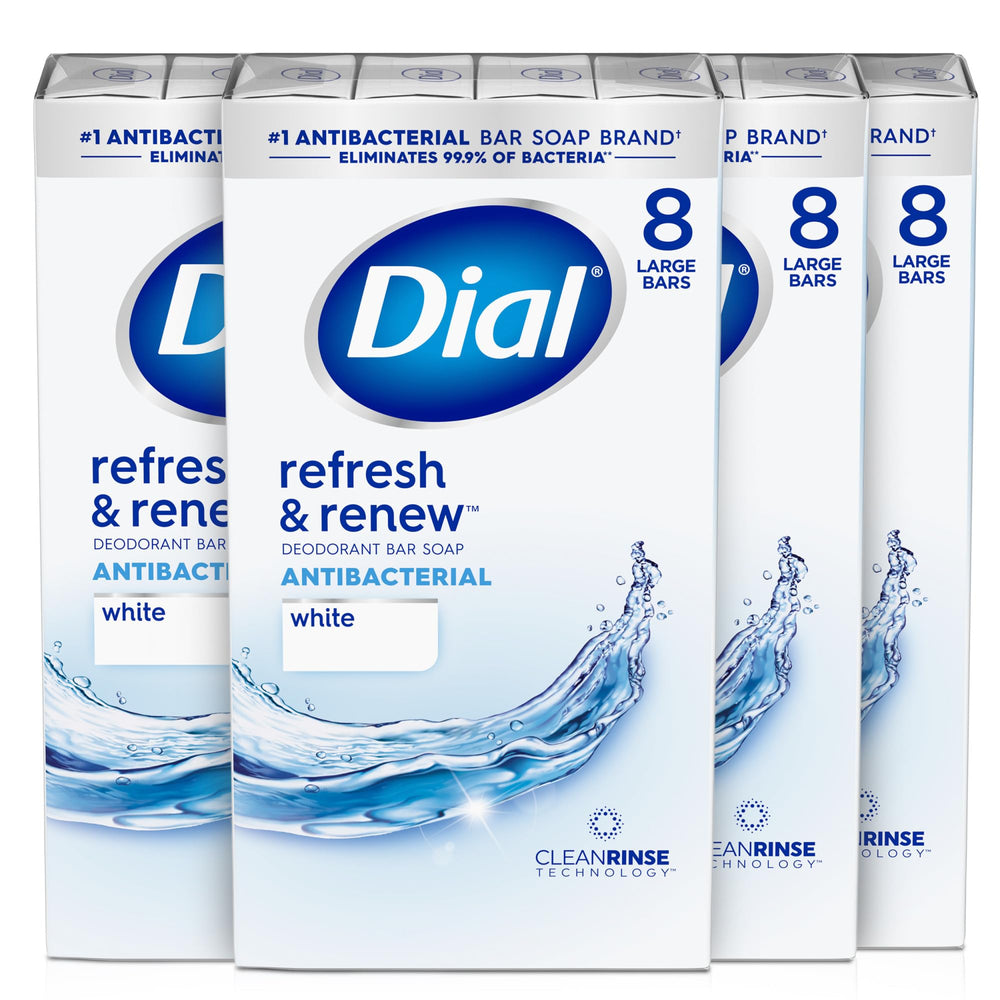 Dial front packaging showing 32 bars and value for stocking up