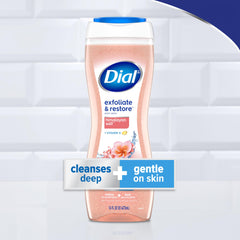 Dial close-up texture with Himalayan salt for gentle skin polishing