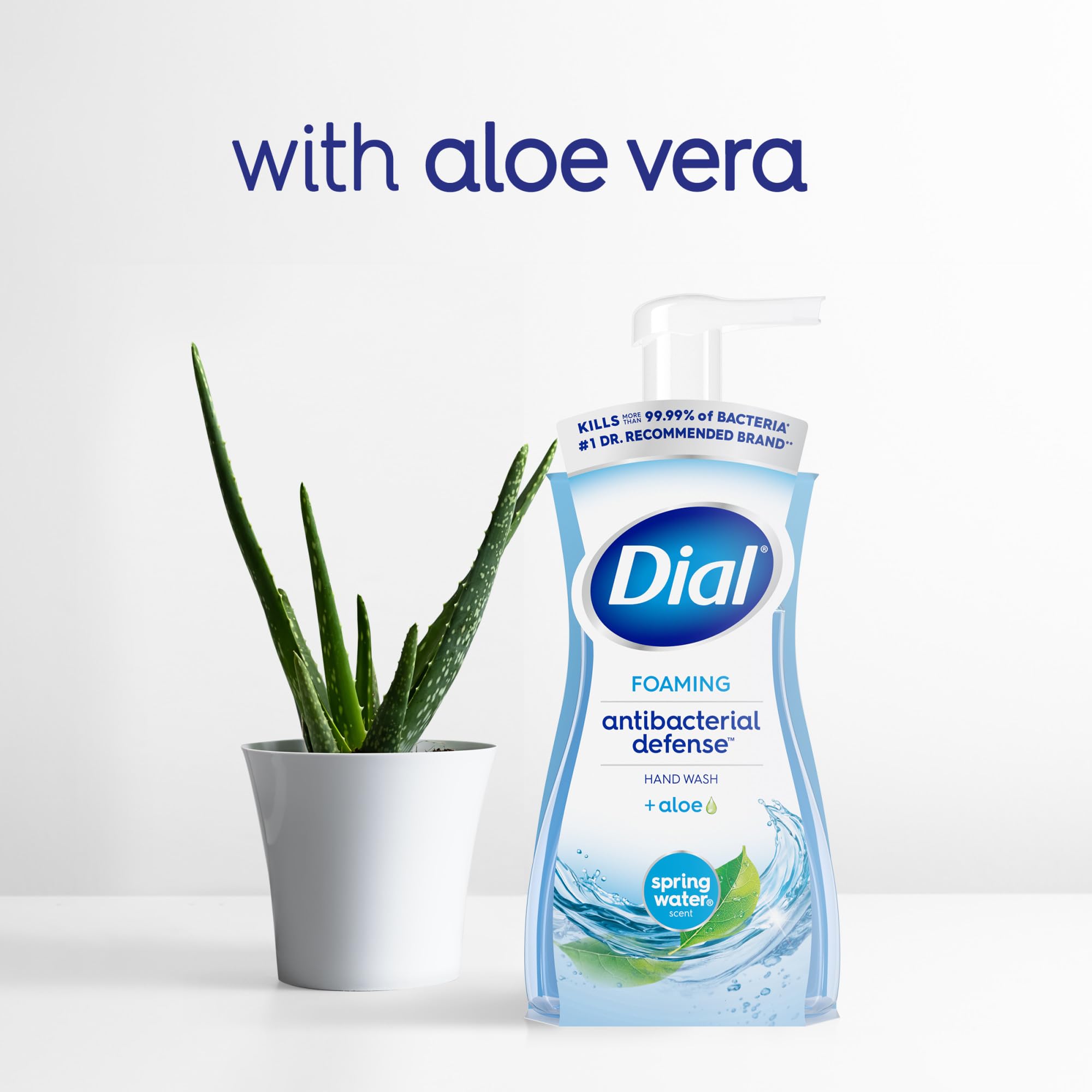 Dial texture foam on palm highlighting rich lather and gentle cleanse