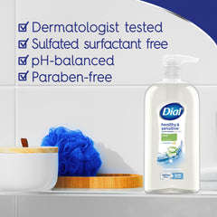 Dial foam texture on hand showing gentle lather and softening effect