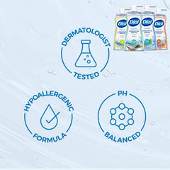 Dial variety pack overhead displaying four different scented bottles