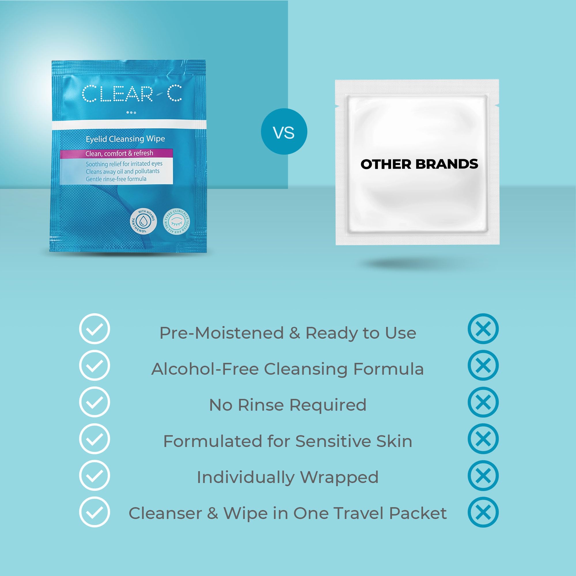 Diamond Wipes label detail showing alcohol-free formula and mild ingredients
