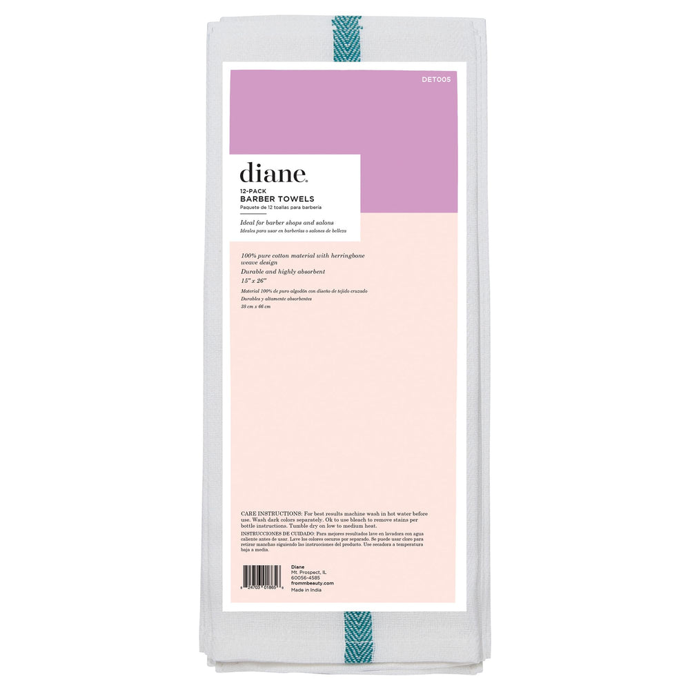 Diane towels stacked on bathroom counter showing versatile household use