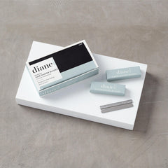 Diane blade beside ruler showing 2.25 inch length for size verification