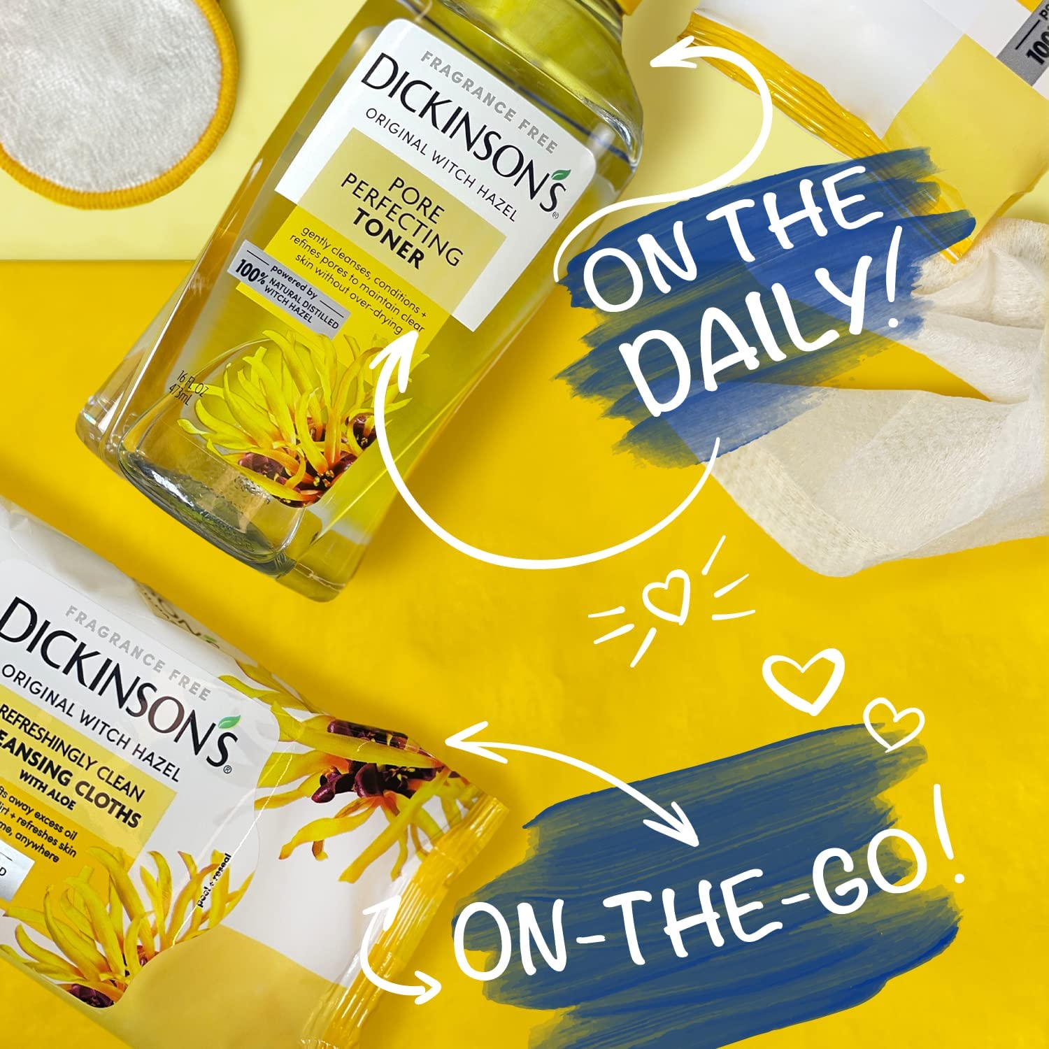 Dickinson's packs inside a travel bag, on-the-go freshness solution