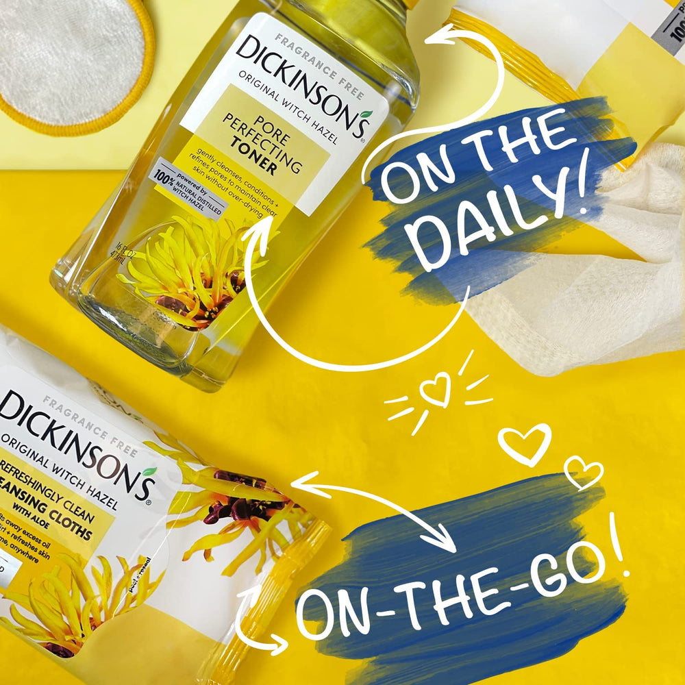 Dickinson's packs inside a travel bag, on-the-go freshness solution