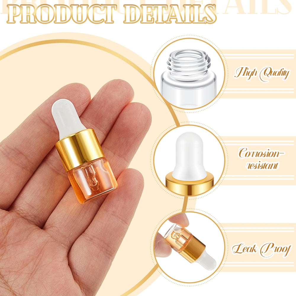 Didaey clear glass vial closeup showing durable glass for preserving fragrances