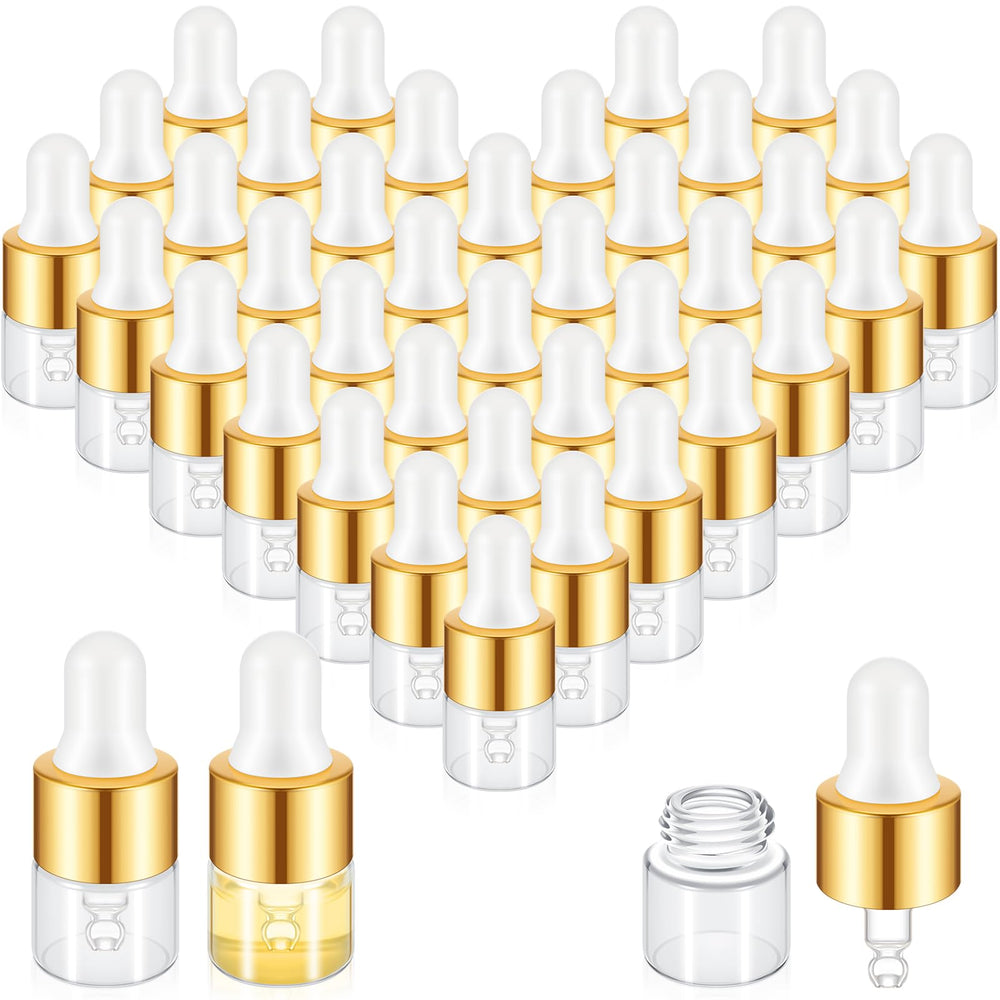 Didaey front packaging showing 100 champagne gold 1ml bottles for neat sample storage