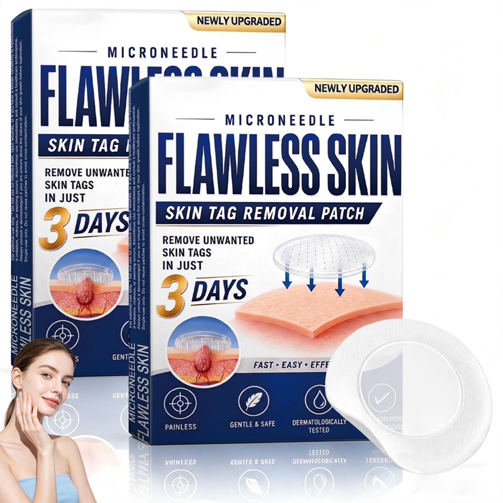Diehous front packaging showing clear patches and benefit of targeted treatment
