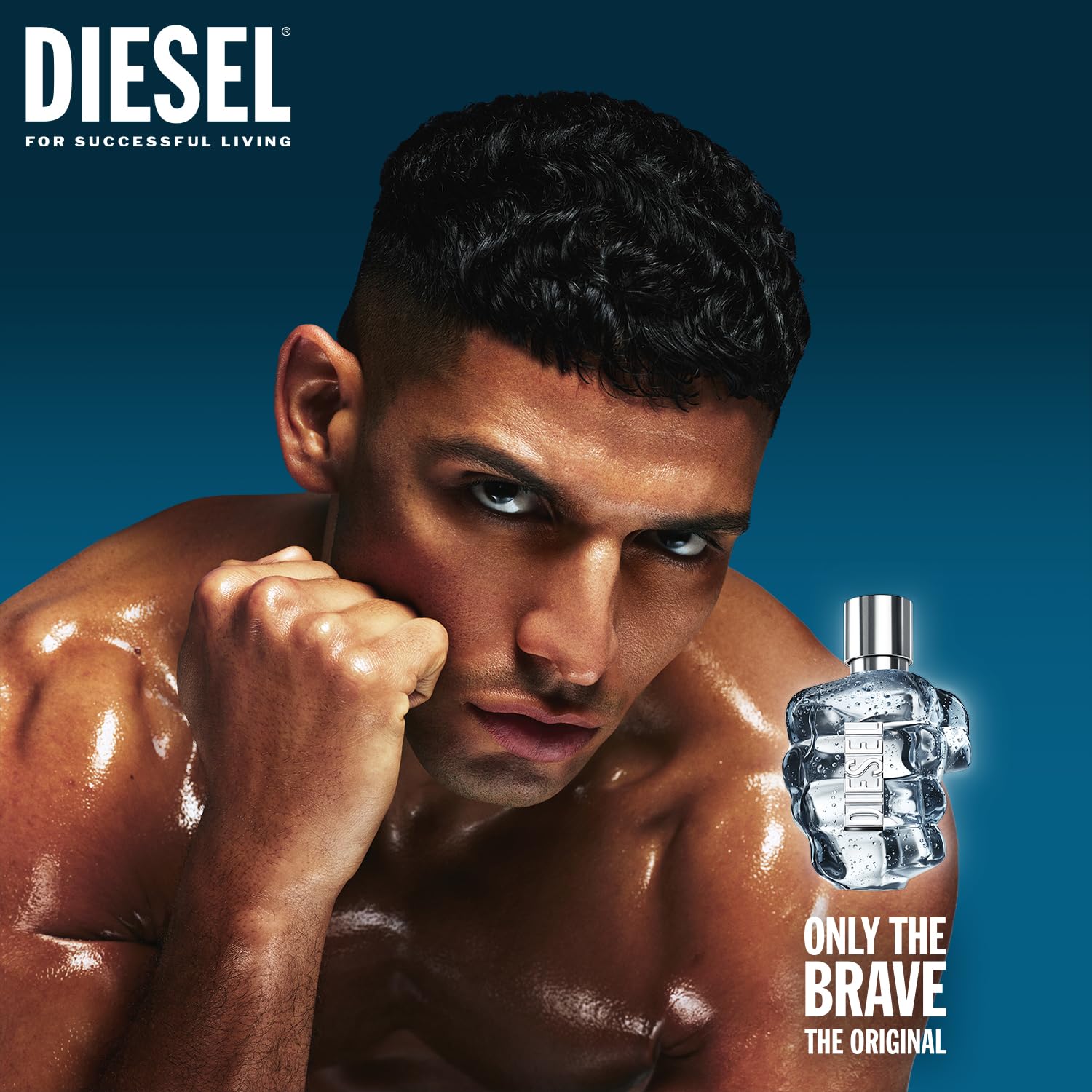 Diesel close-up texture evoking ambery wood warmth for sensory preview