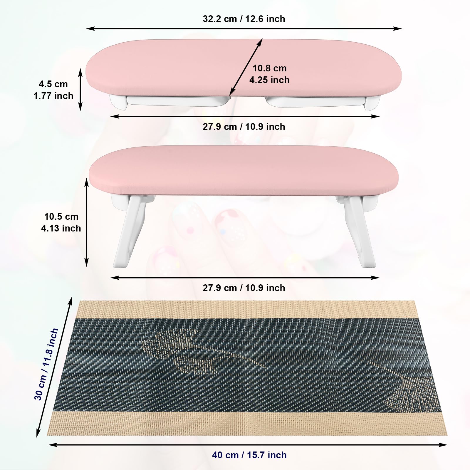 Diesisa positioned over a UV lamp showing space-saving fit